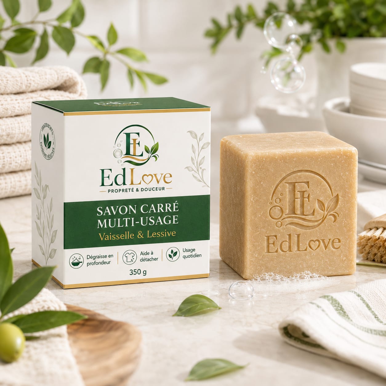 Savon Carré Multi-Usage EdLove